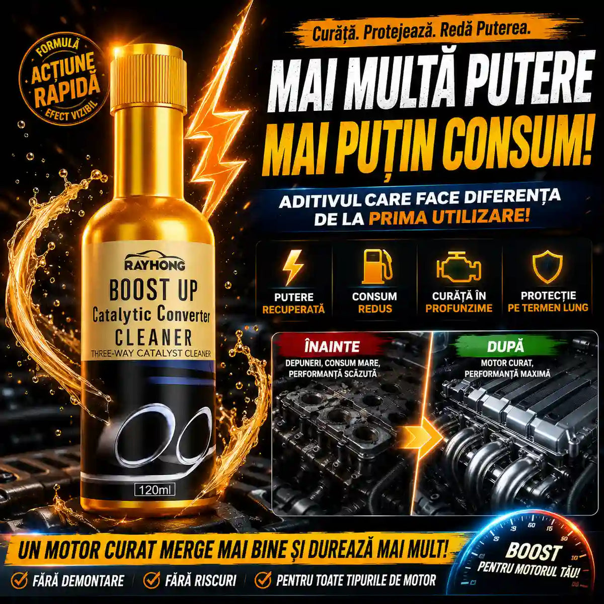 BoostUp™ – Средство за почистване на инжектори, катализатор и DPF